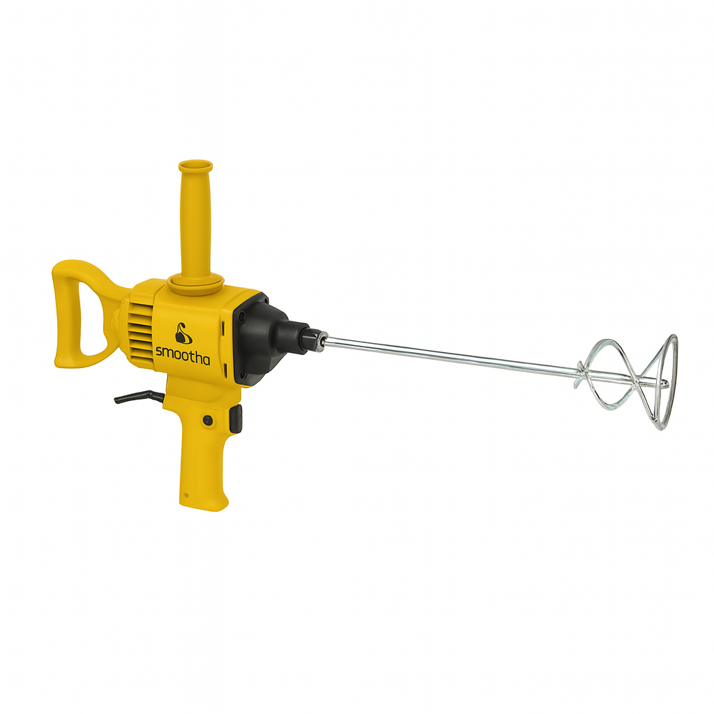Smootha® 1000W Handheld Electric Mixer – Concrete, Plaster & Paint Stirrer